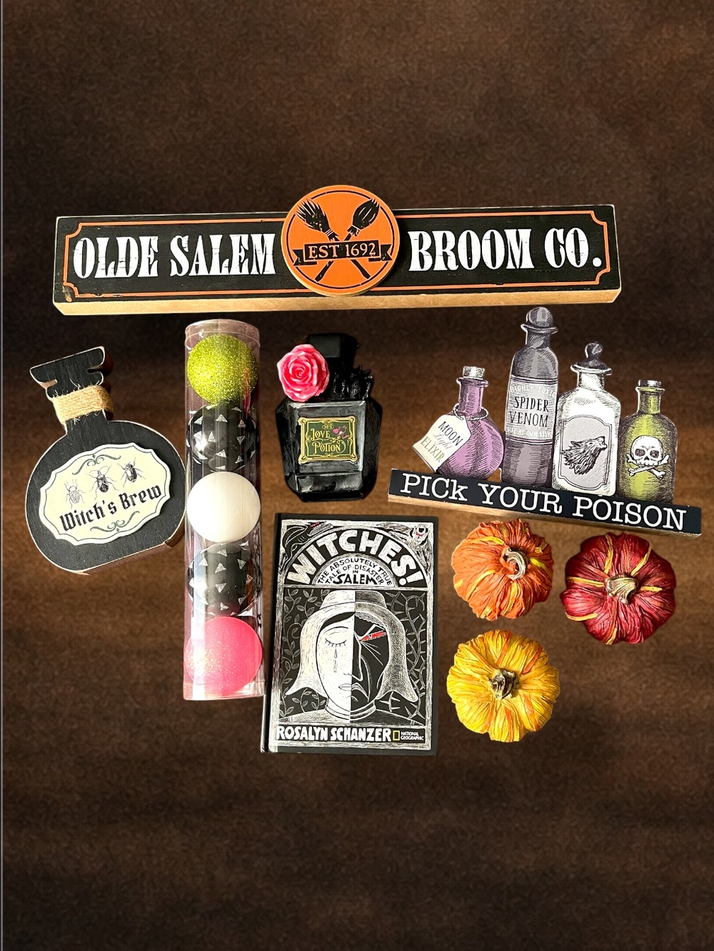 Elegant Witchy Halloween Decor Bundle